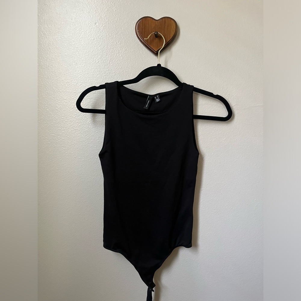 Vera Moda black tank bodysuit size xs